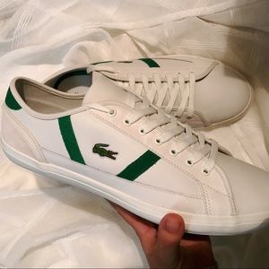 Lacoste Sideline Off White/ Green Sneakers